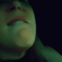 Huge bbc cum swallow in night club